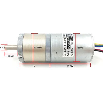 3000 รอบต่อนาที 800W 42 มม. Brushless Motor Planetary Gearbox ผู้ผลิต